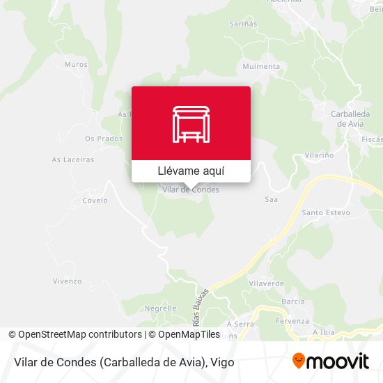 Mapa Vilar de Condes (Carballeda de Avia)