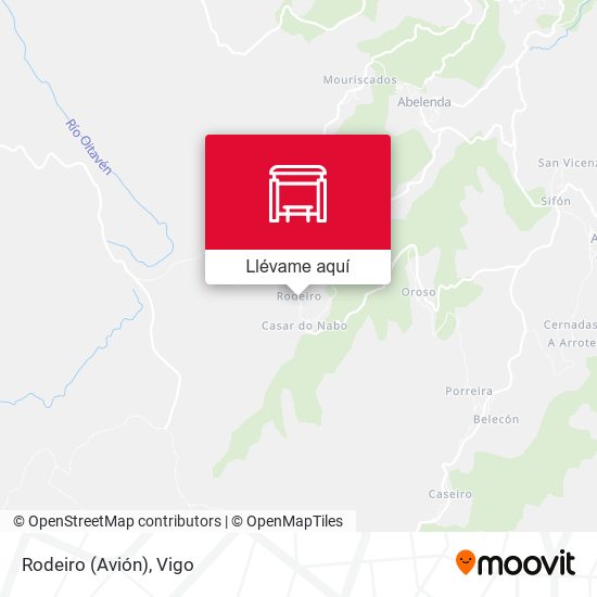 Mapa Rodeiro (Avión)