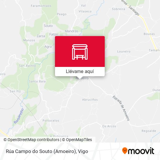 Mapa Rúa Campo do Souto (Amoeiro)