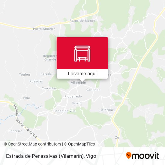 Mapa Estrada de Penasalvas (Vilamarín)