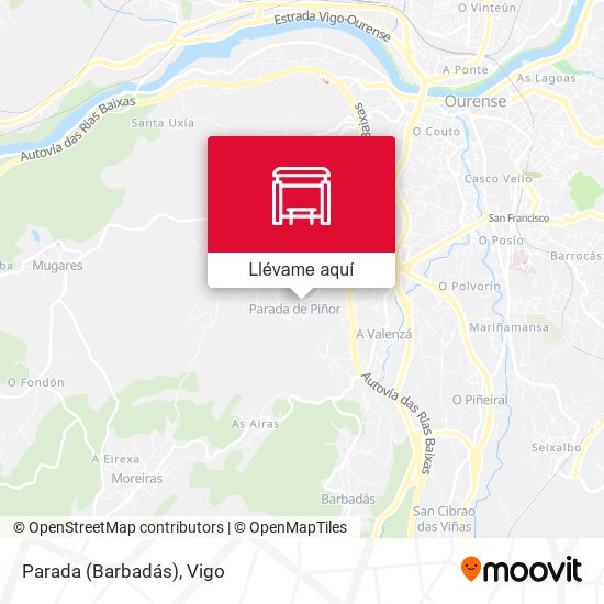 Mapa Parada (Barbadás)