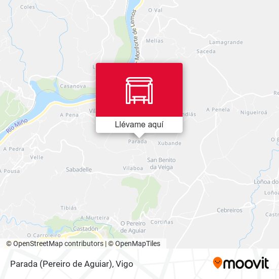 Mapa Parada (Pereiro de Aguiar)