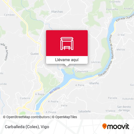 Mapa Carballeda (Coles)