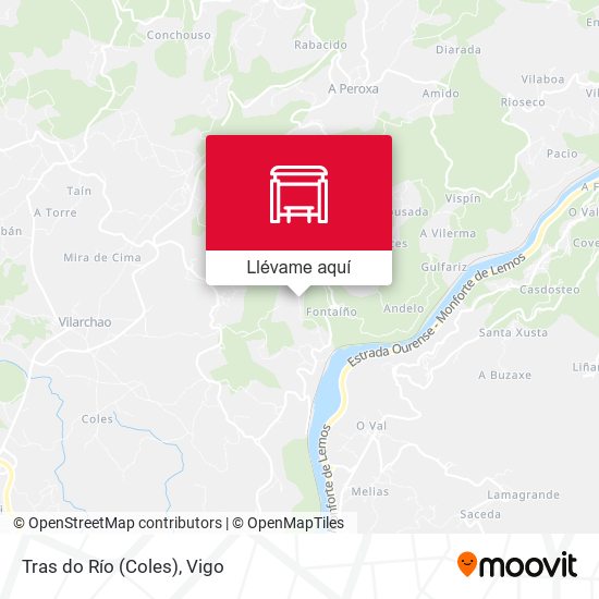 Mapa Tras do Río (Coles)