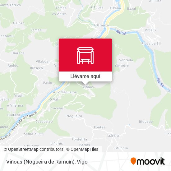Mapa Viñoas (Nogueira de Ramuín)