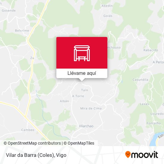 Mapa Vilar da Barra (Coles)