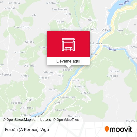 Mapa Forxán (A Peroxa)