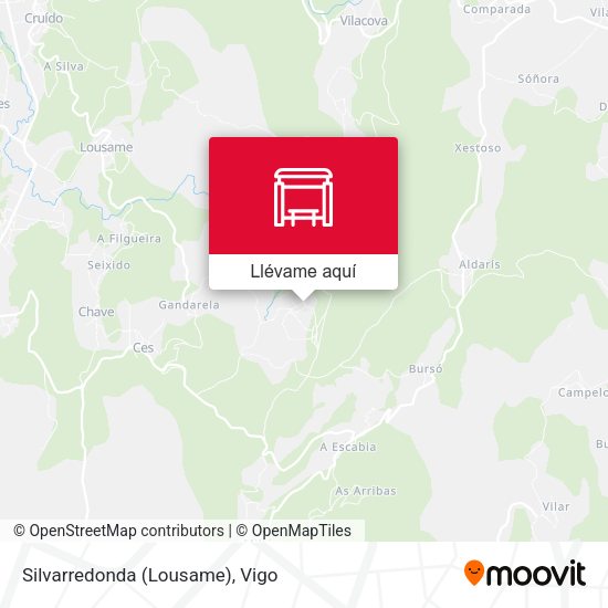 Mapa Silvarredonda (Lousame)