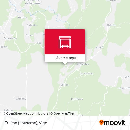 Mapa Fruíme (Lousame)