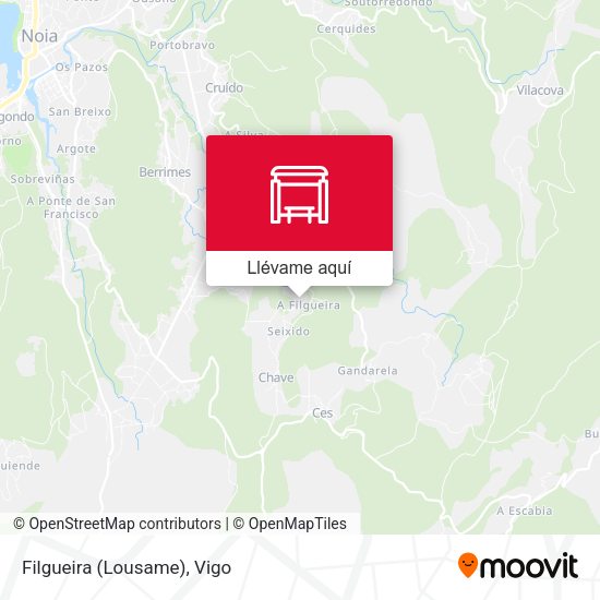 Mapa Filgueira (Lousame)