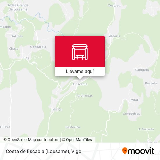 Mapa Costa de Escabia (Lousame)