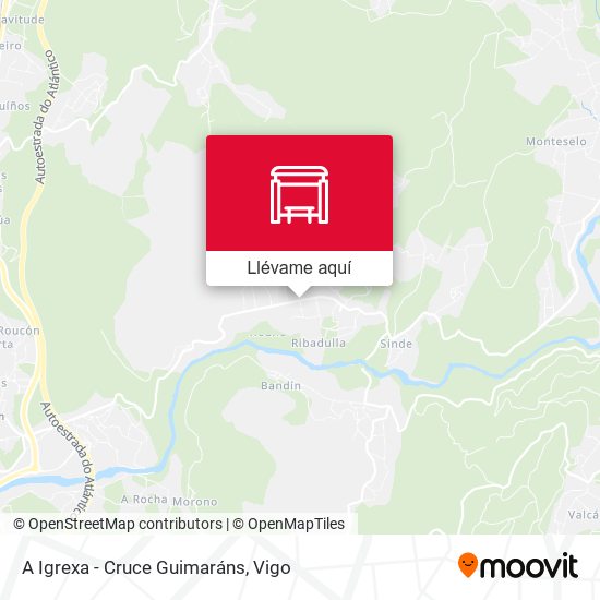 Mapa A Igrexa - Cruce Guimaráns