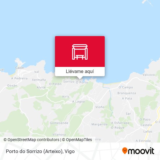 Mapa Porto do Sorrizo (Arteixo)