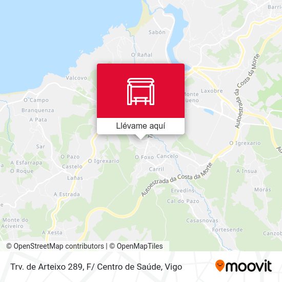 Mapa Trv. de Arteixo 289, F/ Centro de Saúde
