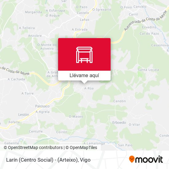 Mapa Larín (Centro Social) - (Arteixo)
