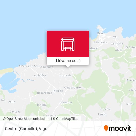 Mapa Cestro (Carballo)