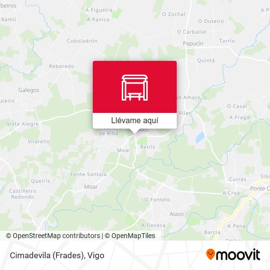 Mapa Cimadevila (Frades)