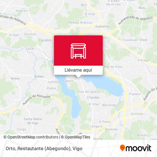 Mapa Orto, Restautante (Abegondo)