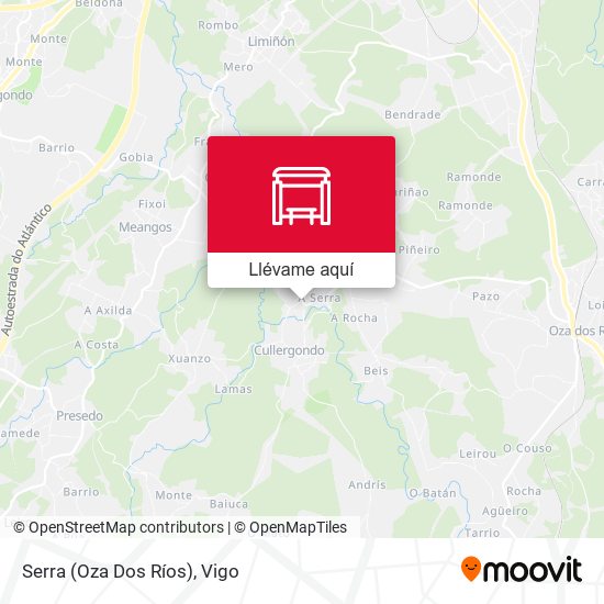 Mapa Serra (Oza Dos Ríos)