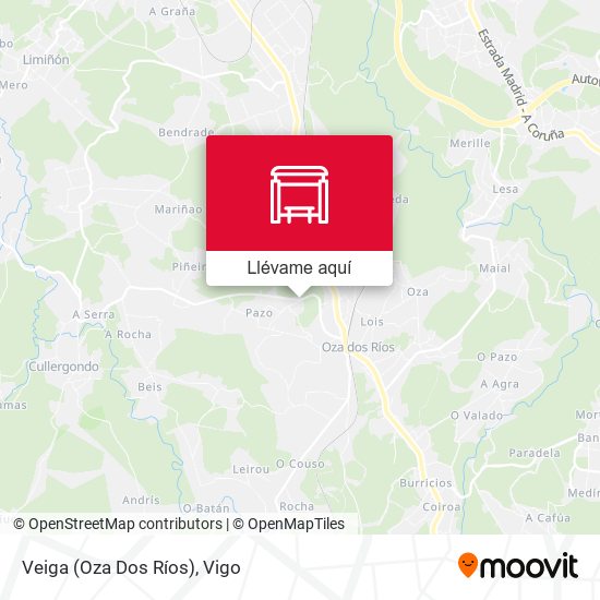 Mapa Veiga (Oza Dos Ríos)
