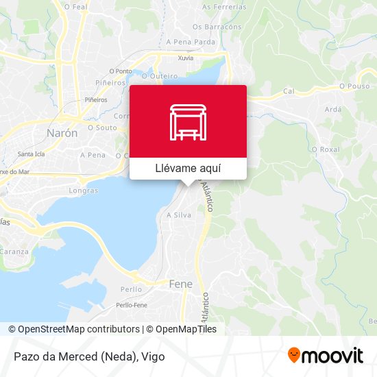 Mapa Pazo da Merced (Neda)