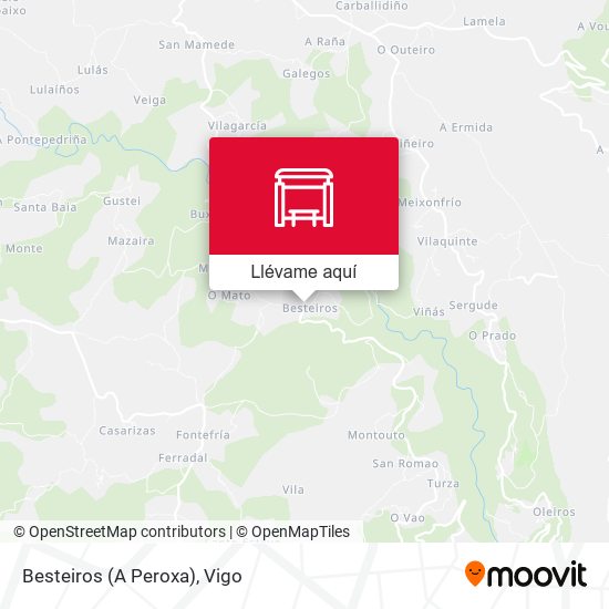 Mapa Besteiros (A Peroxa)
