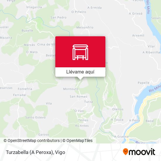 Mapa Turzabella (A Peroxa)
