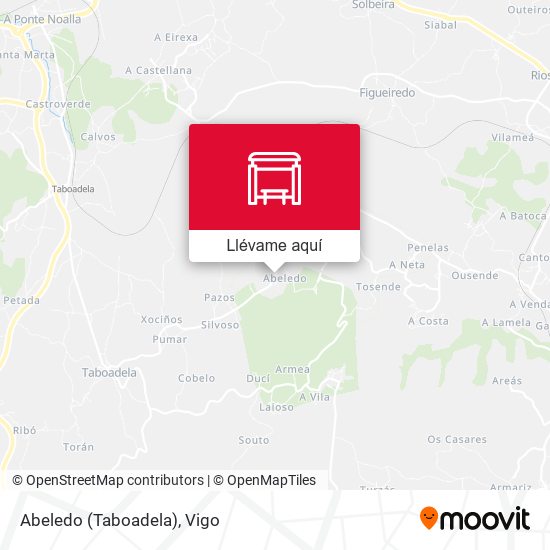 Mapa Abeledo (Taboadela)