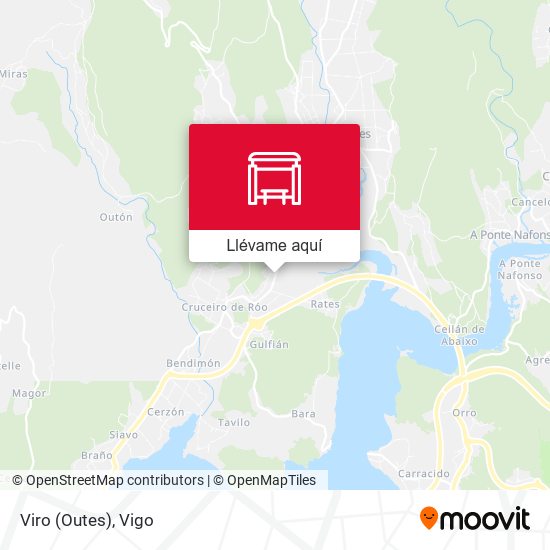 Mapa Viro (Outes)