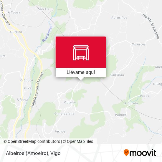 Mapa Albeiros (Amoeiro)