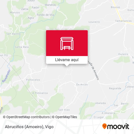 Mapa Abruciños (Amoeiro)