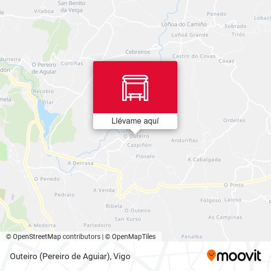 Mapa Outeiro (Pereiro de Aguiar)