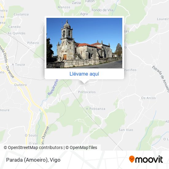 Mapa Parada (Amoeiro)