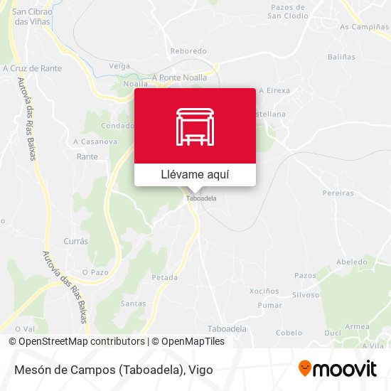 Mapa Mesón de Campos (Taboadela)
