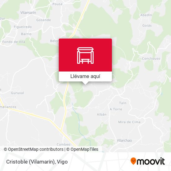 Mapa Cristoble (Vilamarín)