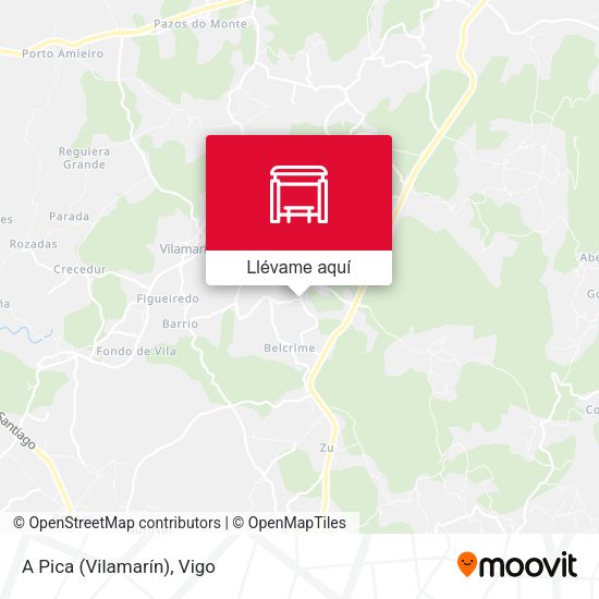 Mapa A Pica (Vilamarín)