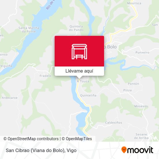 Mapa San Cibrao (Viana do Bolo)