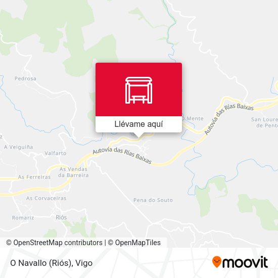 Mapa O Navallo (Riós)