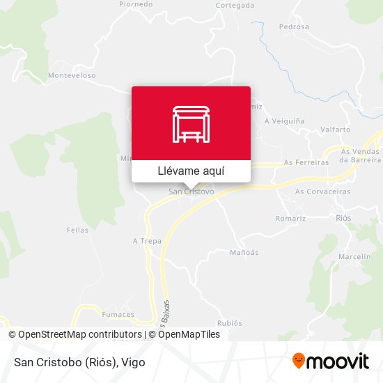Mapa San Cristobo (Riós)
