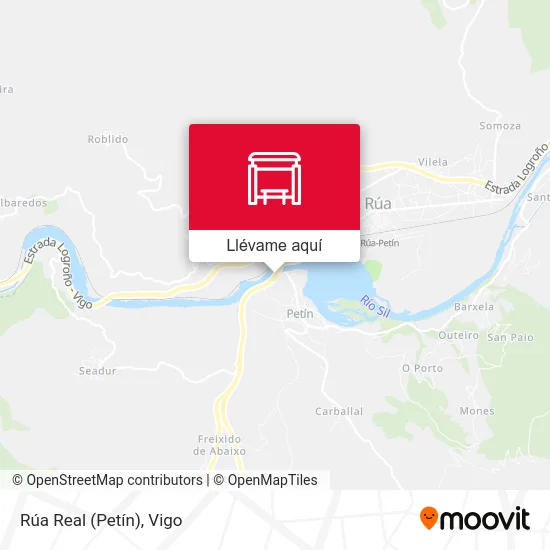 Mapa Rúa Real (Petín)