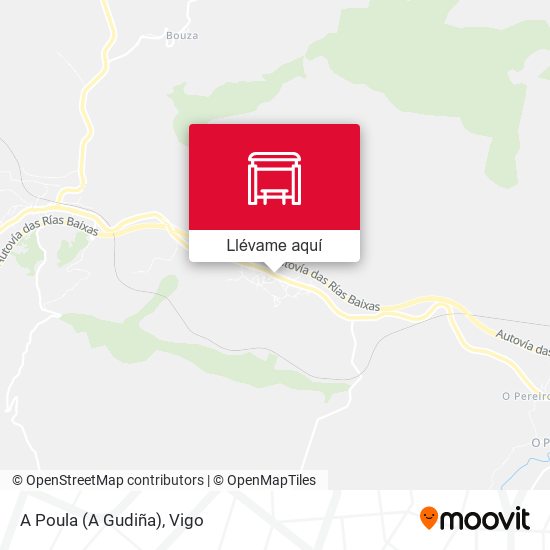 Mapa A Poula (A Gudiña)