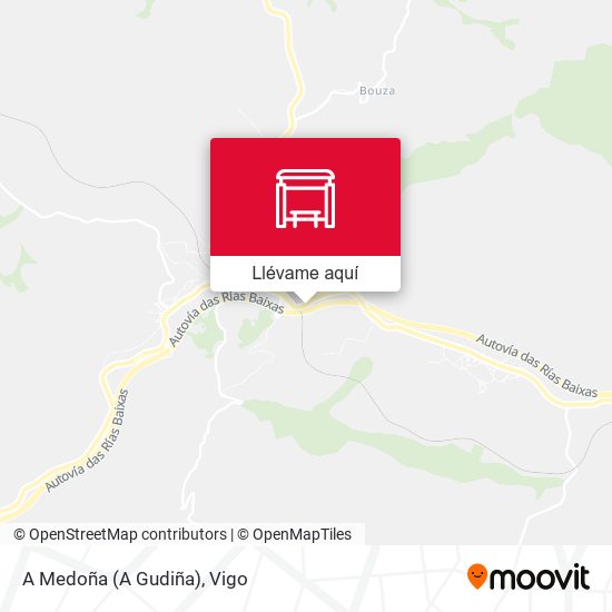 Mapa A Medoña (A Gudiña)