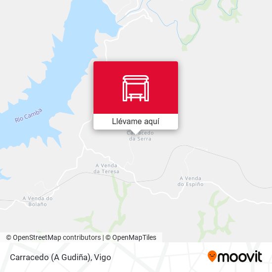Mapa Carracedo (A Gudiña)