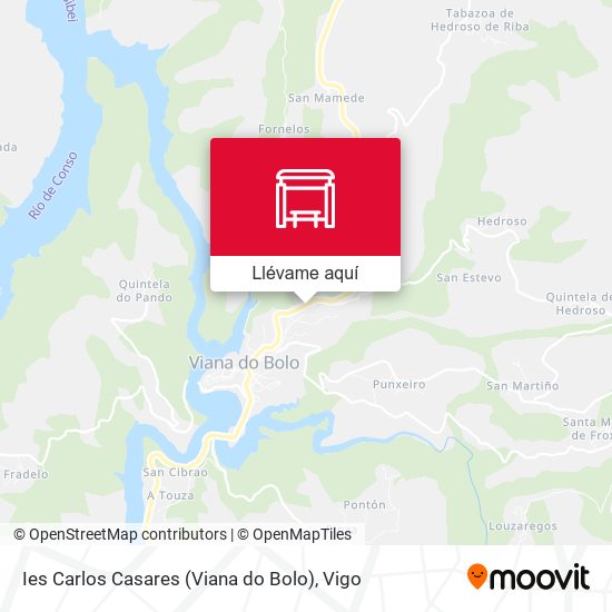 Mapa Ies Carlos Casares (Viana do Bolo)