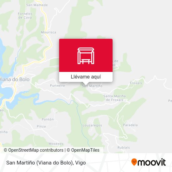 Mapa San Martiño (Viana do Bolo)