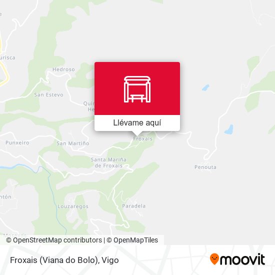 Mapa Froxais (Viana do Bolo)