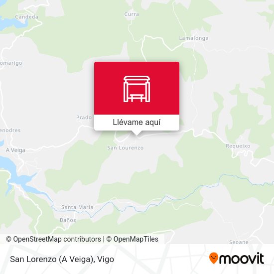 Mapa San Lorenzo (A Veiga)