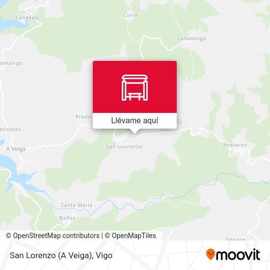Mapa San Lorenzo (A Veiga)