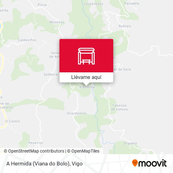Mapa A Hermida (Viana do Bolo)