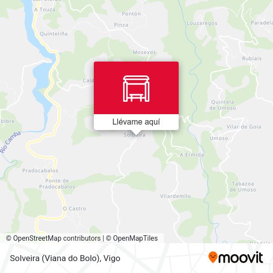 Mapa Solveira (Viana do Bolo)